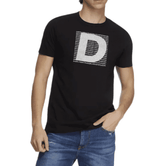 Grey Graphic T Shirt Diesel